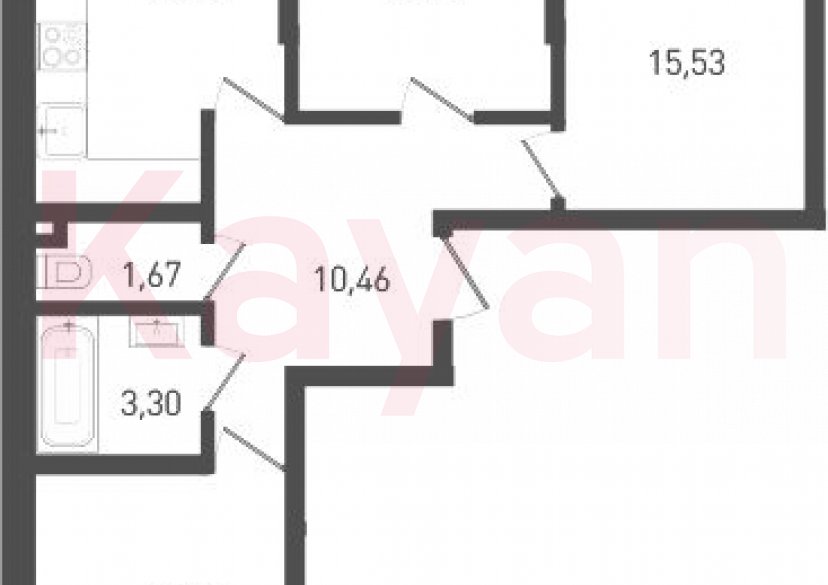 Продажа 3-комн. квартиры, 69.69 кв.м фото 0