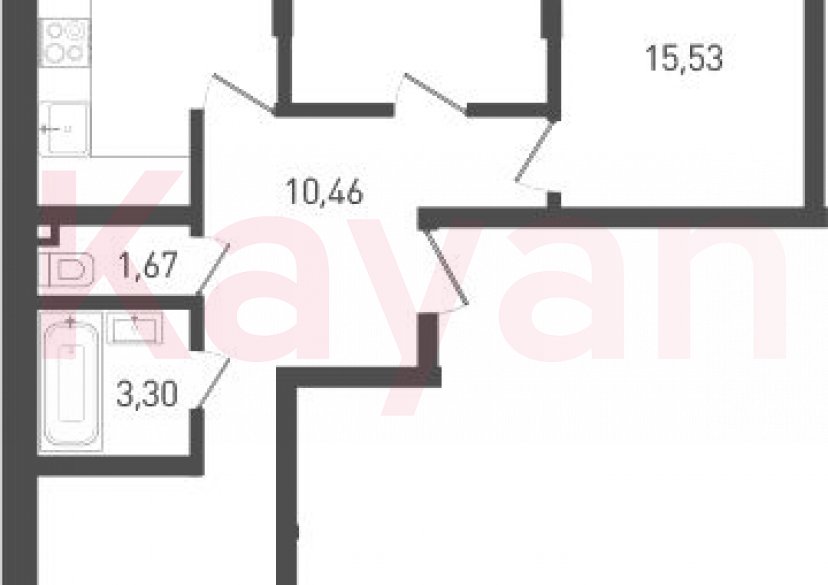 Продажа 3-комн. квартиры, 69.69 кв.м фото 0