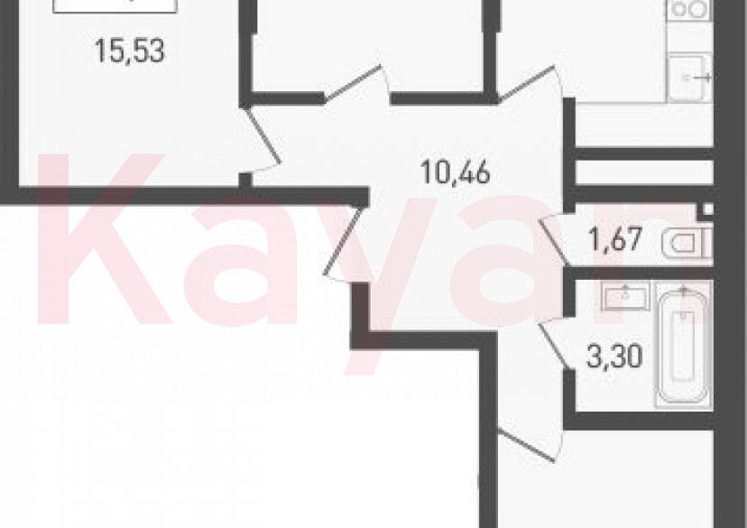 Продажа 3-комн. квартиры, 68.54 кв.м фото 0