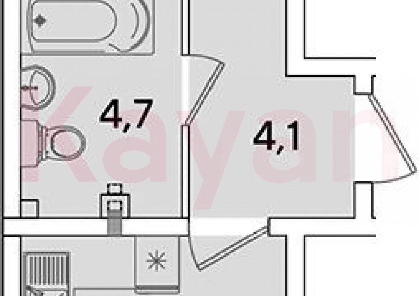 Продажа 2-комн. квартиры, 44.6 кв.м фото 0