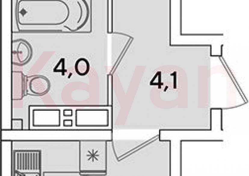 Продажа 2-комн. квартиры, 45.1 кв.м фото 0