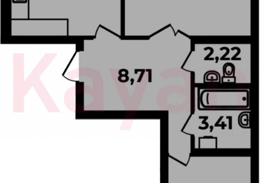 Продажа 2-комн. квартиры, 58.74 кв.м фото 0