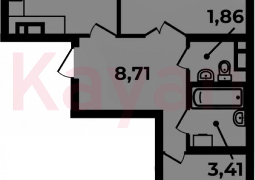 Продажа 2-комн. квартиры, 58.01 кв.м фото 0