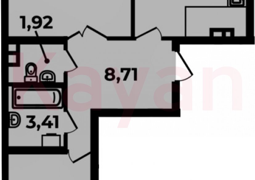 Продажа 2-комн. квартиры, 58.13 кв.м фото 0