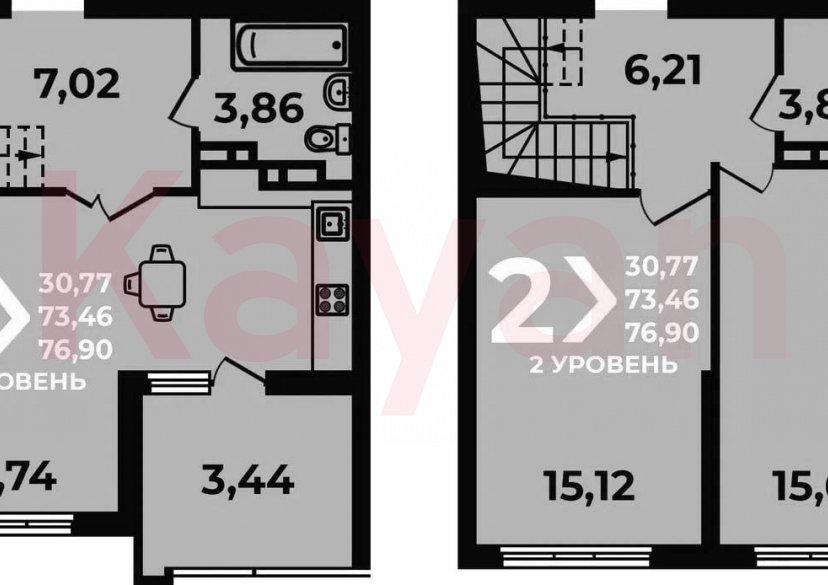 Продажа 3-комн. квартиры, 73.46 кв.м фото 0