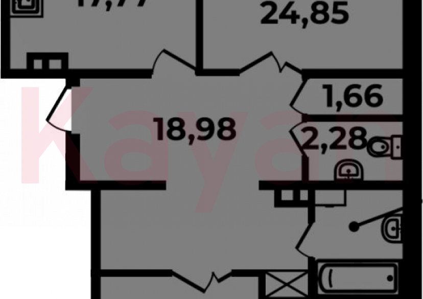 Продажа 3-комн. квартиры, 98.49 кв.м фото 0