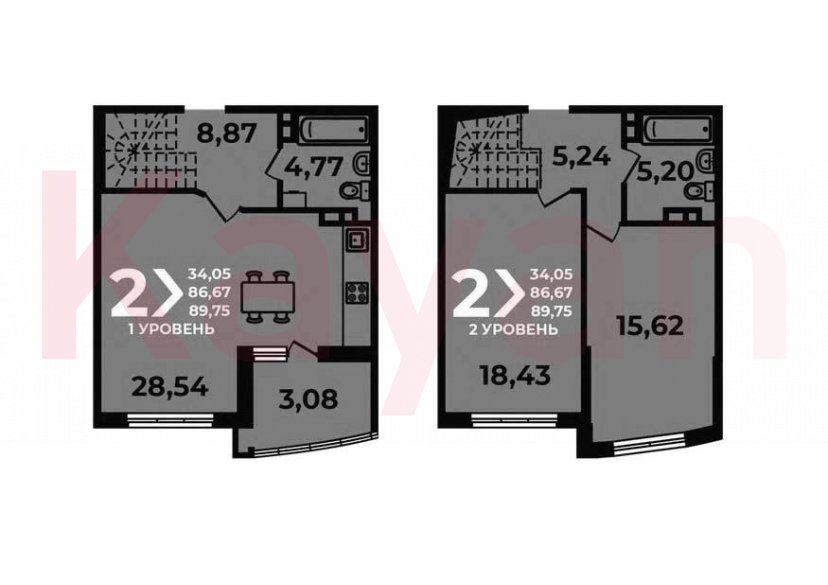 Продажа 3-комн. квартиры, 86.67 кв.м фото 0