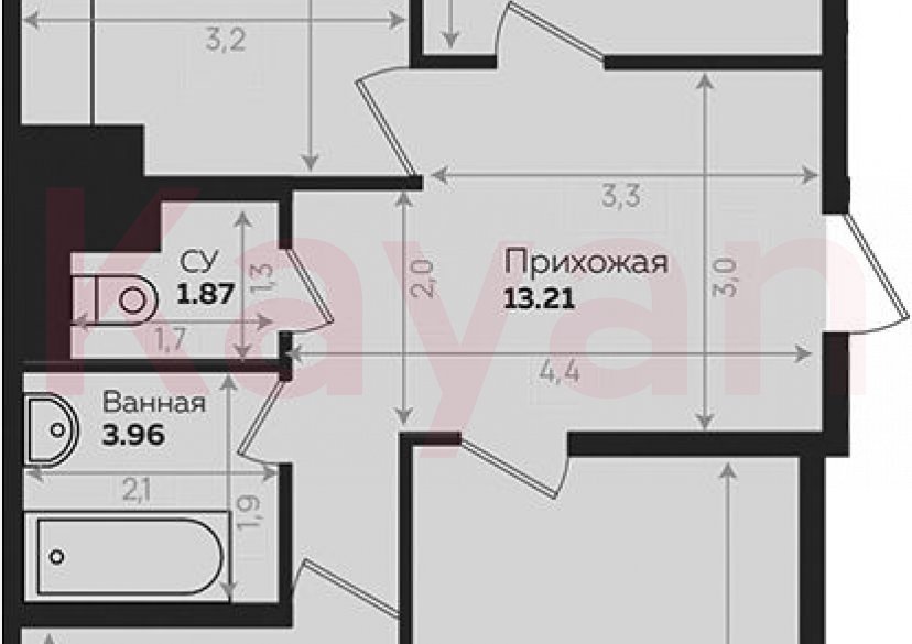 Продажа 3-комн. квартиры, 83.49 кв.м фото 0