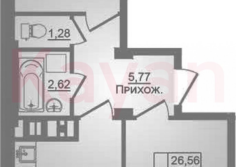 Продажа 2-комн. квартиры, 46.6 кв.м фото 0