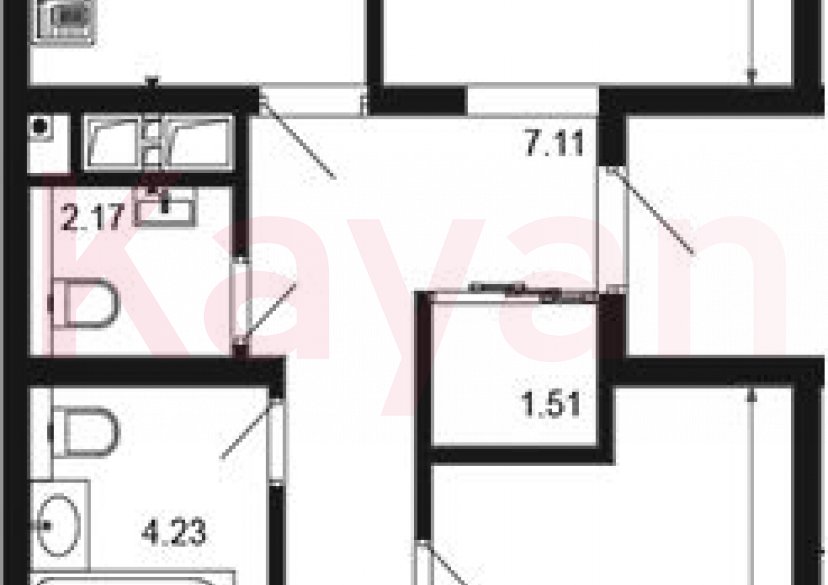 Продажа 3-комн. квартиры, 74.47 кв.м фото 0