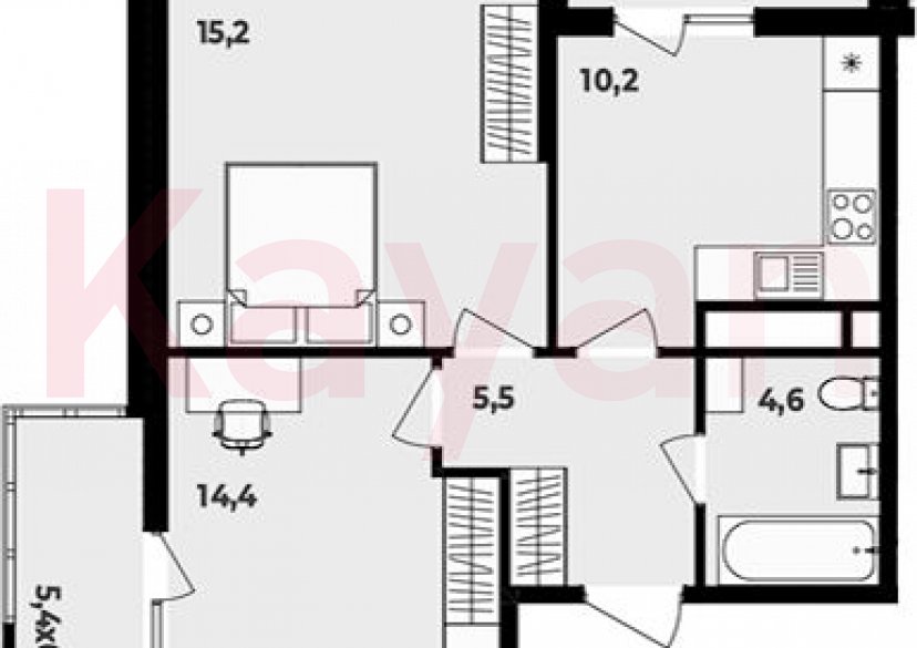 Продажа 2-комн. квартиры, 49.9 кв.м фото 0