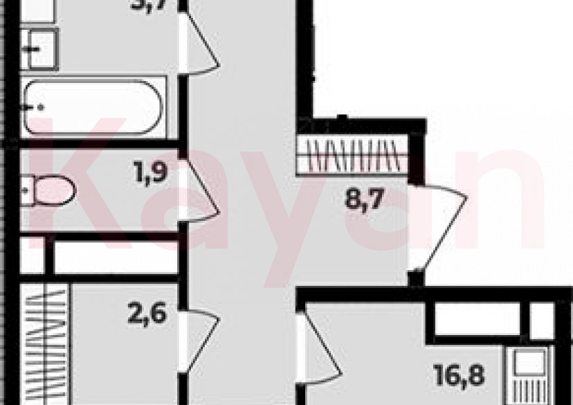 Продажа 3-комн. квартиры, 61.7 кв.м фото 0