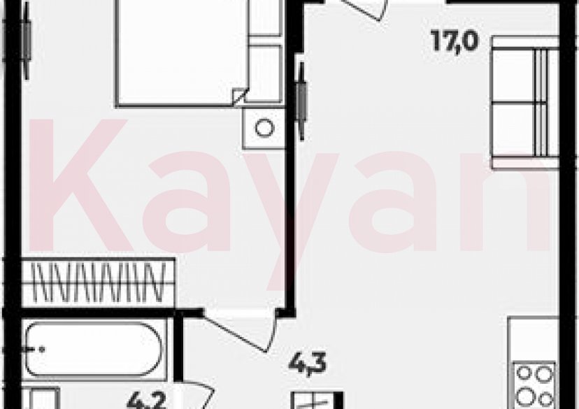 Продажа 2-комн. квартиры, 40.7 кв.м фото 0