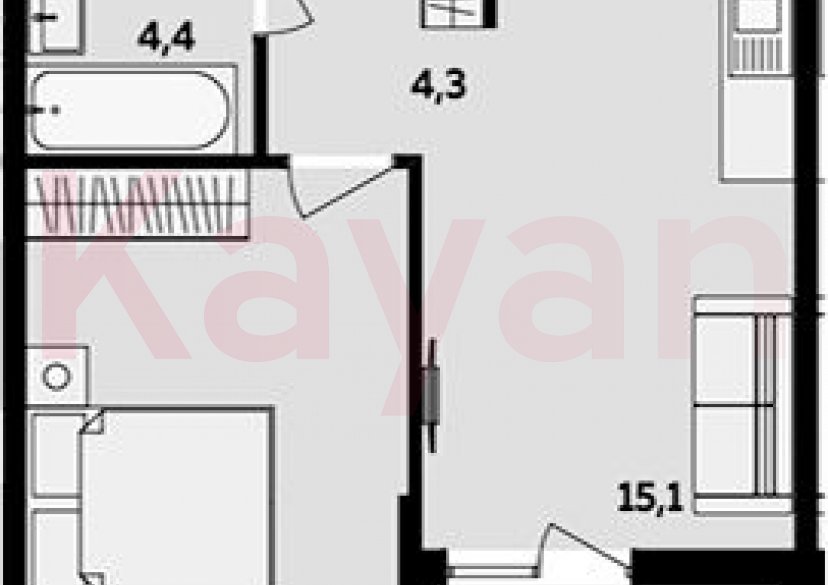 Продажа 2-комн. квартиры, 37.7 кв.м фото 0