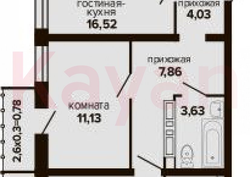 Продажа 3-комн. квартиры, 63.03 кв.м фото 0