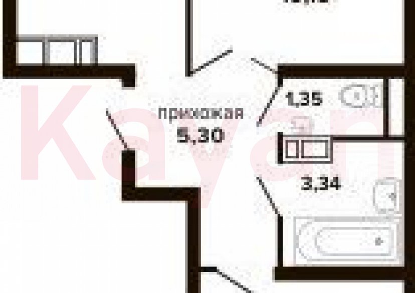 Продажа 2-комн. квартиры, 52.07 кв.м фото 0