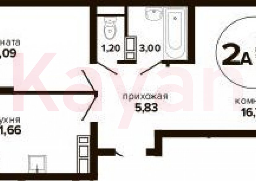 Продажа 3-комн. квартиры, 53.55 кв.м фото 0