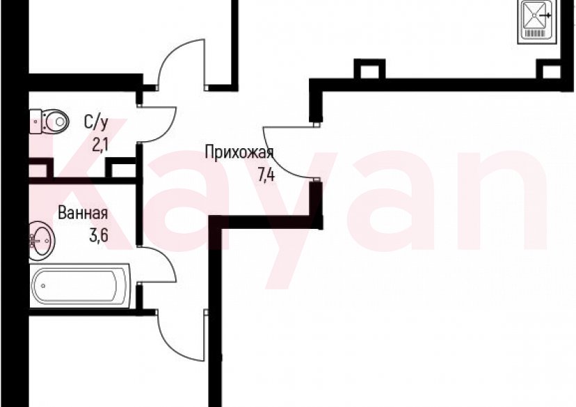 Продажа 3-комн. квартиры, 68.05 кв.м фото 0