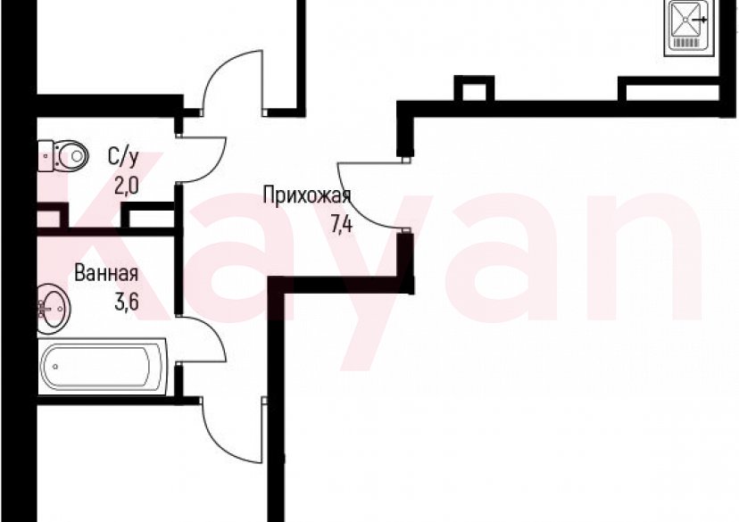 Продажа 3-комн. квартиры, 68.48 кв.м фото 0