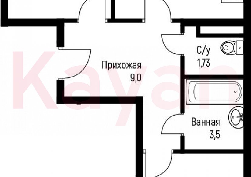 Продажа 2-комн. квартиры, 59.83 кв.м фото 0