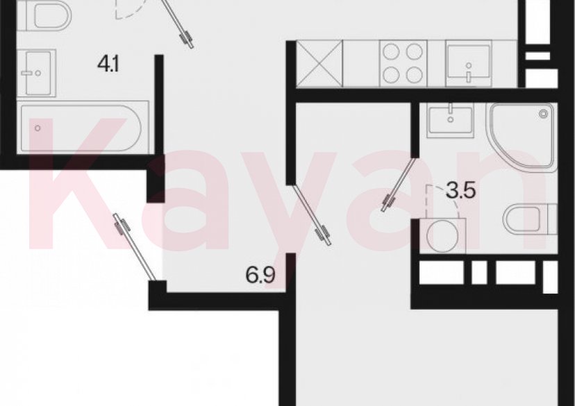 Продажа 3-комн. квартиры, 65.8 кв.м фото 0