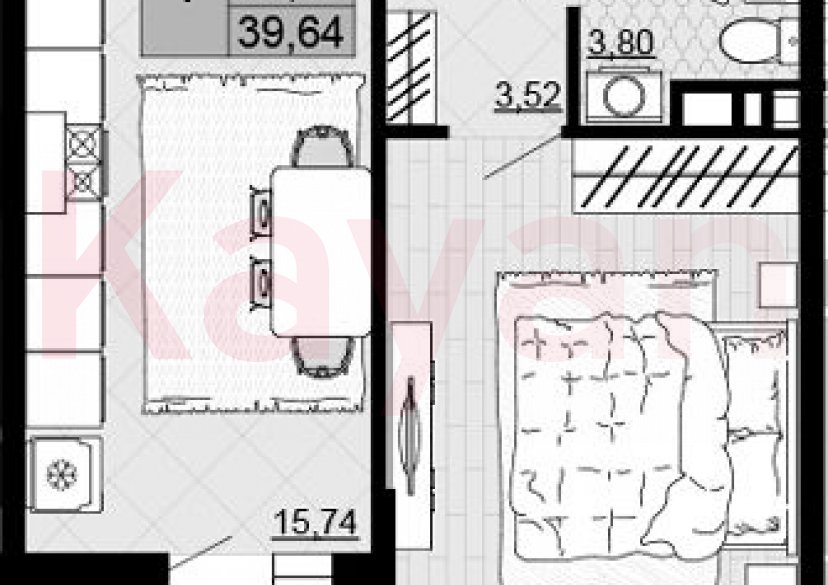 Продажа 1-комн. квартиры, 38.11 кв.м фото 0