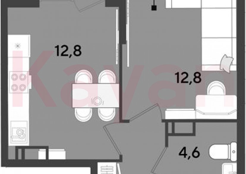 Продажа 1-комн. квартиры, 34.2 кв.м фото 0