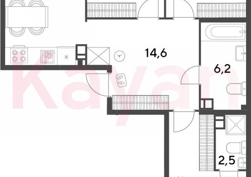 Продажа 4-комн. квартиры, 88.9 кв.м фото 0