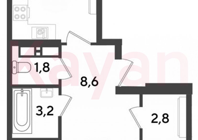 Продажа 3-комн. квартиры, 67.6 кв.м фото 0