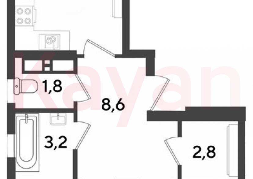 Продажа 3-комн. квартиры, 67.6 кв.м фото 0