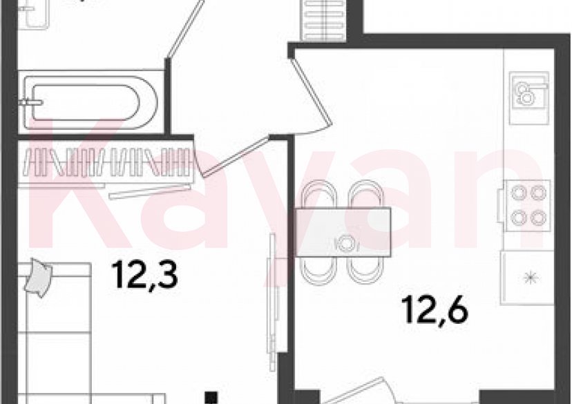 Продажа 1-комн. квартиры, 34.5 кв.м фото 0