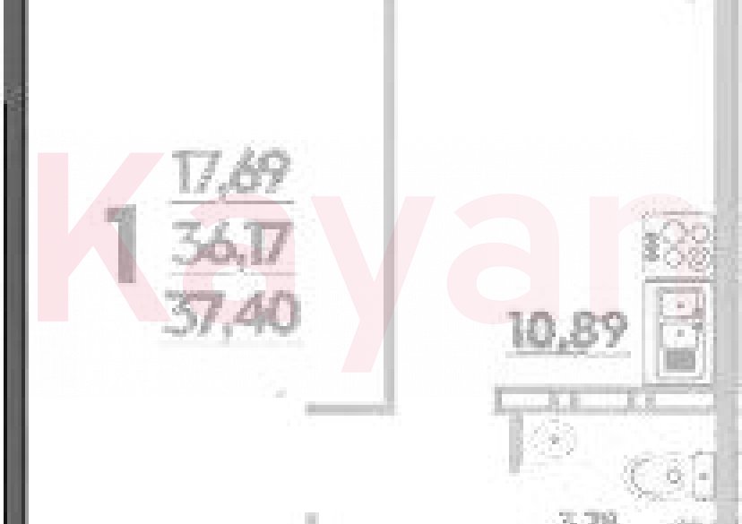 Продажа 1-комн. квартиры, 36.17 кв.м фото 0