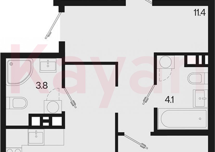 Продажа 3-комн. квартиры, 71.4 кв.м фото 0