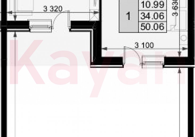 Продажа 1-комн. квартиры, 34.06 кв.м фото 0