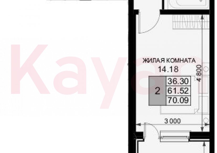 Продажа 2-комн. квартиры, 59.3 кв.м фото 0