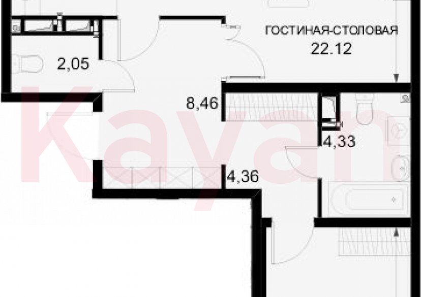 Продажа 2-комн. квартиры, 61.52 кв.м фото 0