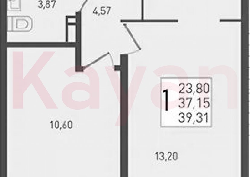 Продажа 2-комн. квартиры, 37.15 кв.м фото 0