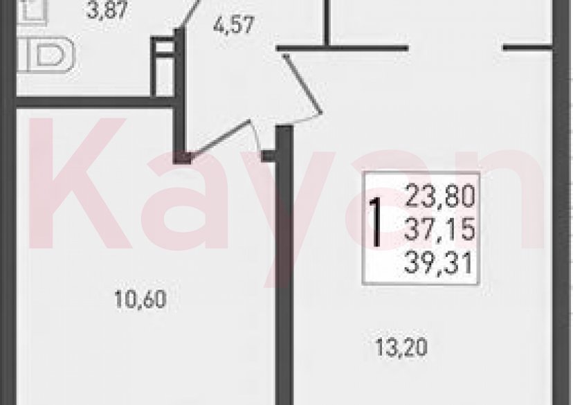 Продажа 2-комн. квартиры, 37.15 кв.м фото 0