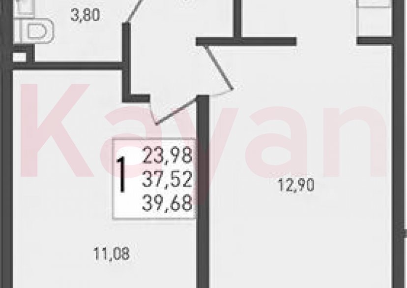 Продажа 2-комн. квартиры, 37.52 кв.м фото 0