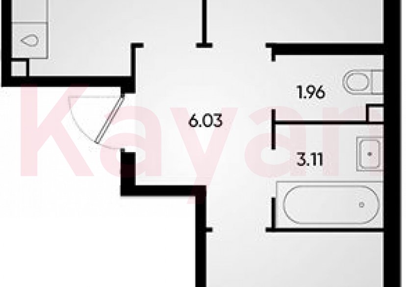 Продажа 2-комн. квартиры, 58.04 кв.м фото 0