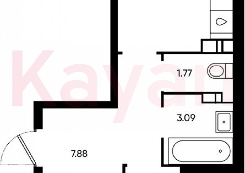 Продажа 1-комн. квартиры, 39.23 кв.м фото 0