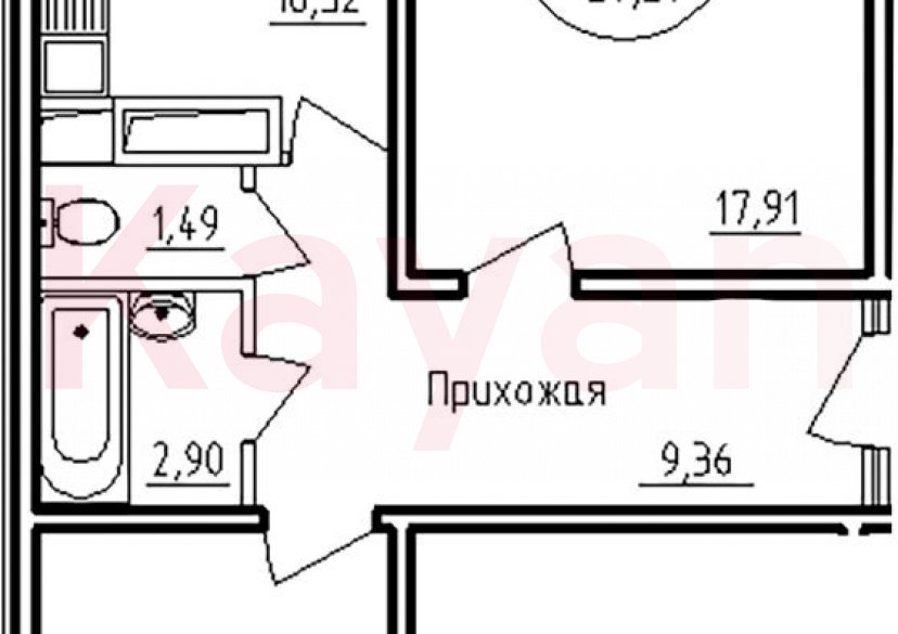 Продажа 2-комн. квартиры, 55.38 кв.м фото 0