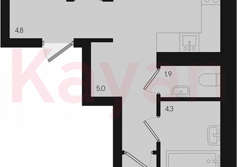 Продажа 2-комн. квартиры, 59 кв.м фото 0