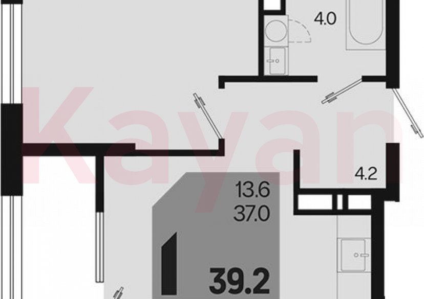 Продажа 1-комн. квартиры, 37 кв.м фото 0