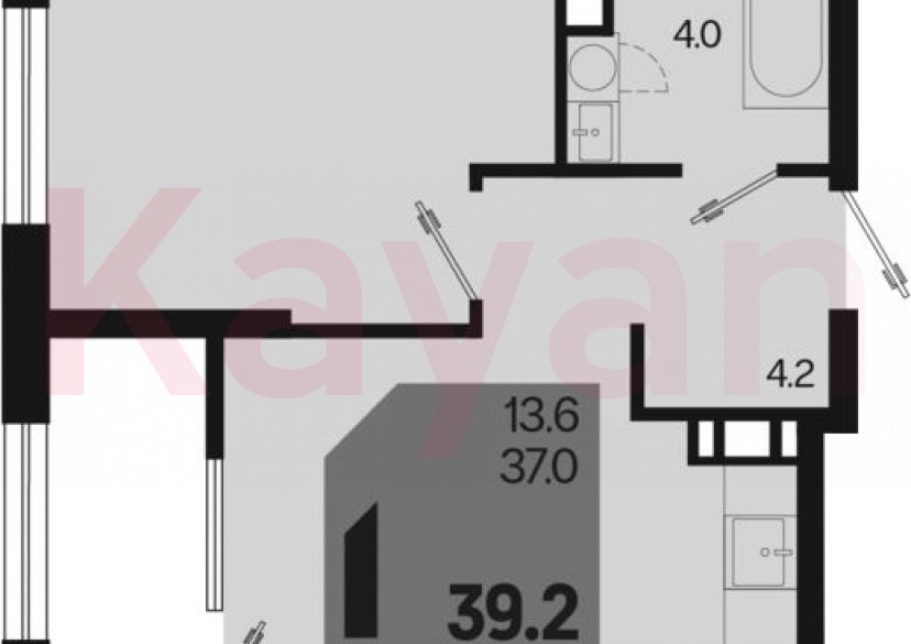 Продажа 1-комн. квартиры, 37 кв.м фото 0