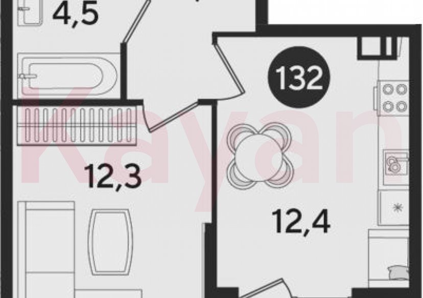 Продажа 1-комн. квартиры, 34.1 кв.м фото 0