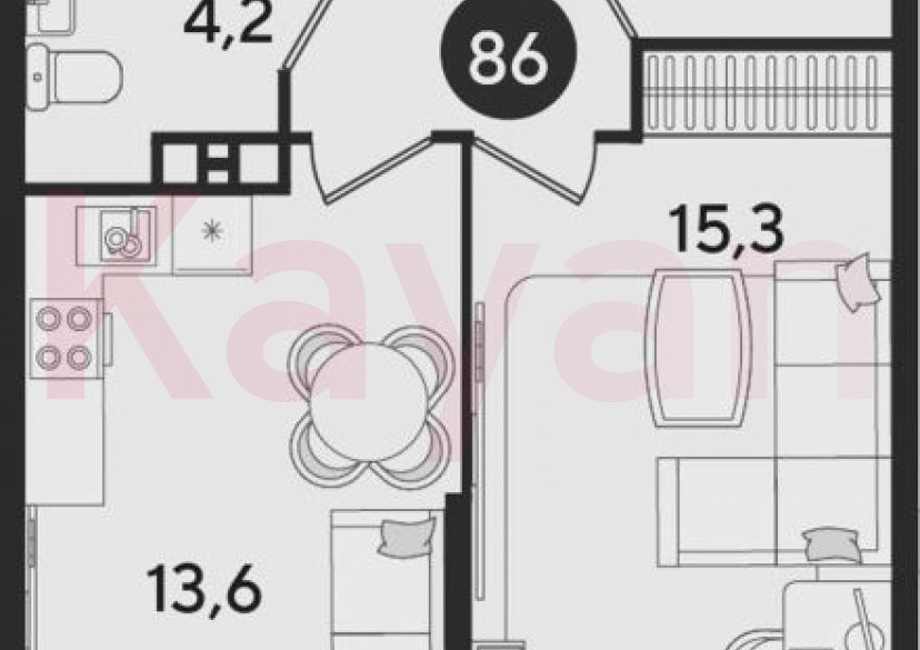 Продажа 2-комн. квартиры, 40.8 кв.м фото 0