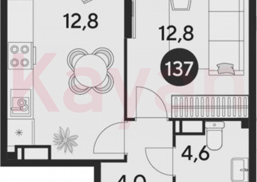 Продажа 1-комн. квартиры, 34.2 кв.м фото 0