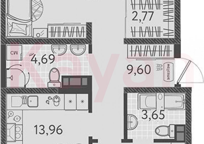 Продажа 4-комн. квартиры, 75.76 кв.м фото 0