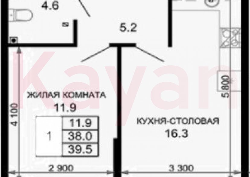 Продажа 1-комн. квартиры, 38 кв.м фото 0